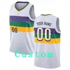 Mens Custom DIY Design Personlig Rund Neck Team Basket Jerseys Män Sport Uniforms Stitching och skriva ut något namn och nummerstorlek S-XXL Svartvit