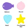 10pcs Cute Hanging Valentine's Day Wedding Pendant Reusable Gravity Block Aluminum Foil Birthday Party Balloon Weight Decorative