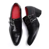 Fashion Handmade Formel Leather Robe Men Menles 7cm Talons High Party and Wedding Chaussures