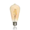 Лампочки 10 шт. / Лот ST64 4W 6W 8W Edison Светодиодная нить Лампа лампы 220 В E27 Старинные антикварные ретро ампулы заменить свет накаливания
