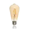 Żarówki 10 sztuk / partia ST64 4W 6W 8W Edison LED żarówki Lampa 220 V E27 Vintage Antique Retro Ampoule Wymień żarowe światło