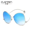 Luxury Hipster Personnalité féminine Woming Shades Sun Glasses Italie Marque Grand cadre Colorful Jinnnn Sunglasses9846517