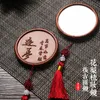 Carved sandalwood dressing mirror Green Sandalwood dressing mirror home accessories Christmas gifts christmas decorations 210811