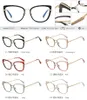 Sonnenbrille Fertig Myopie Brille Frauen Cat Eye Brillen Metallrahmen Vintage Designer Mode Anti-Blaulicht Rezept NX245x