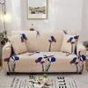 S-Emiga Floral Printed Sofa Pokrowce do salonu Elastyczne Stretch Slipcover Rogu Segmental 1/2/3/4-Seater 211116