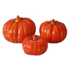 Halloween Decorative Artificial Orange White Large Big Pumpkin For Fall Thanksgiving Decorating Pops Display MOOCHUNG Y201015