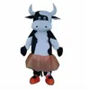 Palco desempenho leite vaca menina mascote traje de halloween christmas fancy partido cartoon personagem roupa roupa adulto mulheres vestido carnaval unisex adultos