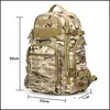 Sport Utomhus Outdoor Bags Camouflage Tactical Ryggsäck Klättring Jakt Kam Vandring Resväska Army Fan Stor kapacitet Backpack1 Drop