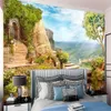 3d Scenery Wallpaper Romantic European Flower Landscape Mural Living Room Bedroom Home Decor Wallpapers