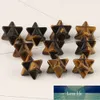 3 pezzi di cristallo di quarzo naturale pietra Merkaba stella scolpita punto guarigione decorazione della casa ornamenti artigianali