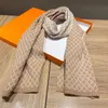 Écharpe en damier à carreaux de luxe pour hommes en cachemire de créateur de mode écharpes de haute qualité hiver épais 2 couleurs 30cm-180cm avec boîte