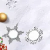 Julsublimering Blank Round Metal Keychain Zinc Alloy Angel Wing Car Smycken Hängande Hängsmycke