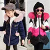 Winter Girls Fur Coat Fahion Thick Warm Baby Girl Faux Jackets s Parka Kids Outerwear Clothes Age 3-12 Years 211011