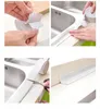 Adesivi murali 1 pezzo Nastro adesivo sigillante per vasca da bagno, doccia, lavandino, adesivo impermeabile autoadesivo in PVC bianco per la cucina