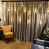 2.5m 12 Ball ing Curtain Light String Christmas Decorations for Year Decoration Xmas Tree Y201020