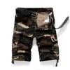 Camouflage Camo Cargo Shorts Uomo Estate Casual Cotone Multi-tasca Allentato Esercito Militare Tattico Plus Size 44 210629