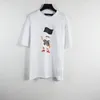 Camisetas masculinas e femininas Palm Mans Stylist Tee Urso Guilhotina Estampado Manga Curta Ursos Truncados Tees anjos anjo