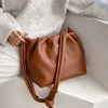 En gros 2020 petit couleur unie Vintage PU cuir seau sacs pour femmes sac à bandoulière femme épaule Messenger sac sacs à main