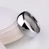 Cluster Rings Famous Silver/Gold Two Colors 8mm Tungsten Men's Mirron Polished Dome Band Size 7 8 9 10 11 12