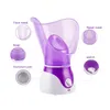 Steamer facial para navio de limpeza profundo névoa vapor pulverizador spa vaporizador de pele promover a circulação sanguínea 110-240V 130w US queda do item