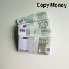 Copia de dinero Prop euro dólar 10 20 50 100 200 500 suministros de fiesta Fake Movie Money Play Play Collection Regalos Decoración Home Game Token Faux Faux Billet