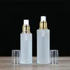 Flacone cosmetico in vetro smerigliato Contenitore per pompa per lozione per trucco Contenitore per nebulizzazione spray per profumo Bottiglie per imballaggio 20ml 30ml 40ml 50ml 60ml 80ml 100ml