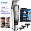 Kemei Km-5027 Capelli tagliafiltro Professionale Capelli cordless per uomo Barba Electric Cutter Head Capelli Tagliatrice per capelli Alta qualità