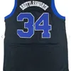 Nikivip MEN WOMEN custom any name any number YOUNTH custom black XXS-6XL Jesus Shuttlesworth Black Basketball Jersey