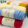 1 pc 250g / lote Atacado fibra de seda macio bambu crochê algodão de algodão de tricô de lã de lã de lã grosso para tricô fios de mão knit y211129