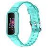 For Fitbit Luxe Wrist Band Siamese TPU Transparent Silicone Strap Replacement Watchband Smart Accessories