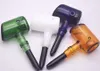 High quality glass hammer pipe Tankard Sherlock tobacco spoon pipes hand smoking pipe mixed color wholesale