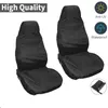 Capas de assento de carro 2pcs nylon à prova d'água capa universal dos protetores de van frontal não-lips de poeira para carros