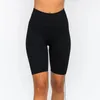 Kvinnor Shorts Gym Sport Workout Running Training Fitness Tights High Waist Butt Lyft Yoga Leggings Stretchy Fast Färg