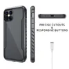 Für iPhone 12 Hülle Heavy Duty stoßfeste Schutzhülle Hard PC Soft TPU Defender Handyhülle für iPhone 12 Pro Max