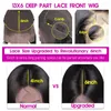 Натуральные черные шелковистые прямые мягкие полноценные волосы 13x6 синтетические кружева фронт фронт парики без глиной 10% человеческих волос термостойкие волокна для черных женщин