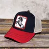 64 Animal rojo caballo negro oveja bordado Anime lindo bordado gorra de béisbol verano malla hombres sombrilla sombreros GORILLA 211120