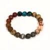 Galaxy Universe Bracelet 10mm Beaded strands Natural stone frosted Agate Bracelets fashion jewelry for women men gift will and sandy
