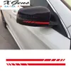 1Pair Car BACKE View Mirror Sticker Reflective Decal Vinyl Sticker Decal Stripe Sticker för en C E -klass W204 W2126983203