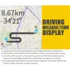 Misuratore di velocità HUD head-up display per auto proiezione universale Misurazione della velocità satellitare GPS C60 nuovo a34