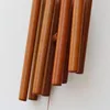 Oggetti decorativi Figurine Creative Bamboo Wind Chime Anello naturale fatto a mano Decorazioni per la casa Ornamento da appendere Campana da giardino all'aperto