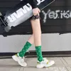 New Hip Hop Letter CC Sockings Cotton Harajuku Funny Kawaii Female Streetwear Retro Fashion INS Skateboard Happy Men Women Socks Y1119
