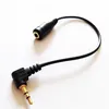 90 Degree Angled 2.5MM Stereo Male to 3.5MM Female Audio Lead Connector Cable About 20CM/10PCS