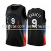 New York\rKnicks\rMen Kids 9 RJBarrett Kevin Knox II Youth 2020/21 Swingman City\rNBA Basketball Jersey Black Icon Edition