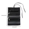 Jewelry Pouches, Bags Travel Jewellery Roll Organizer Rolling-up Necklaces Earrings Rings Storage Holder For Daily Holiday Vocation Wearing