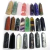 Natural Crystal Point Arts Ornament Mineral czakra lecznicze różdżki Reiki Energy Stone sześcio-kwarcowy kwarcowy filar Magic Różdżka nowość