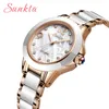 Lige Sunkta 2020 Ny lista Rose Gold Women Watch Quartz Watch Ladies Top Brand Luxury Female Watch Girl Clock Relogio Feminino Q0524