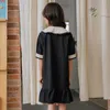 Mode Mädchen Sommer Kleidung Kinder Kleid 2021 Neue 100% Baumwolle Große Mädchen Kleider Kinder Schule Rüschen Teen Baby Prinzessin Kleid q0716