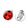 Modische Ohrclip-Ohrringe mit Schraubverschluss für Frauen, Anime-Schmuck, Cosplay, Kreis und Damen, gepunktet, niedlicher Clip-on-Ohrring, Mädchen-Party-Geschenk