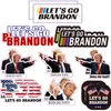 자동차 트럼프에 대한 Brandon Flags 스티커를 가자 Prank Biden PVC 스티커