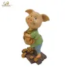 Codzienna kolekcja Nowy Rok Cute Pig Figurka Miniaturowa Wróżka Ogród Dekoracji Hogar Ozdoby Hogar Dom Biurko Decor Prezent 210607